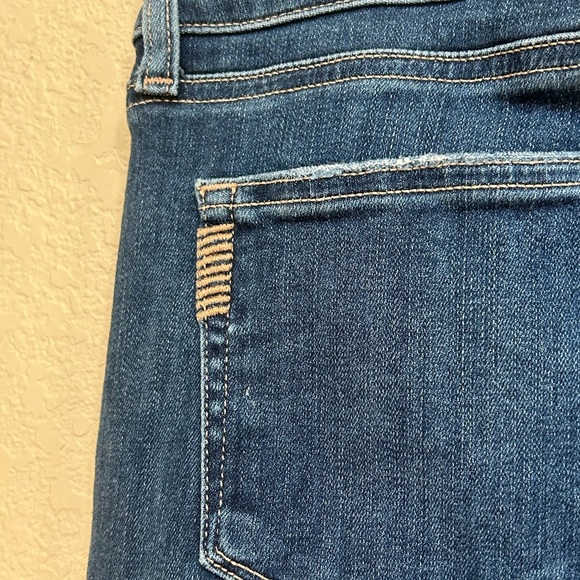 PAIGE Verdugo Ankle Distressed Skinny Jeans Dark Wash Size 32 Flattering - Picture 8 of 10